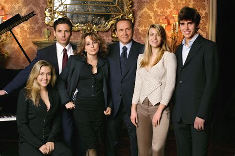 silvio berlusconi family